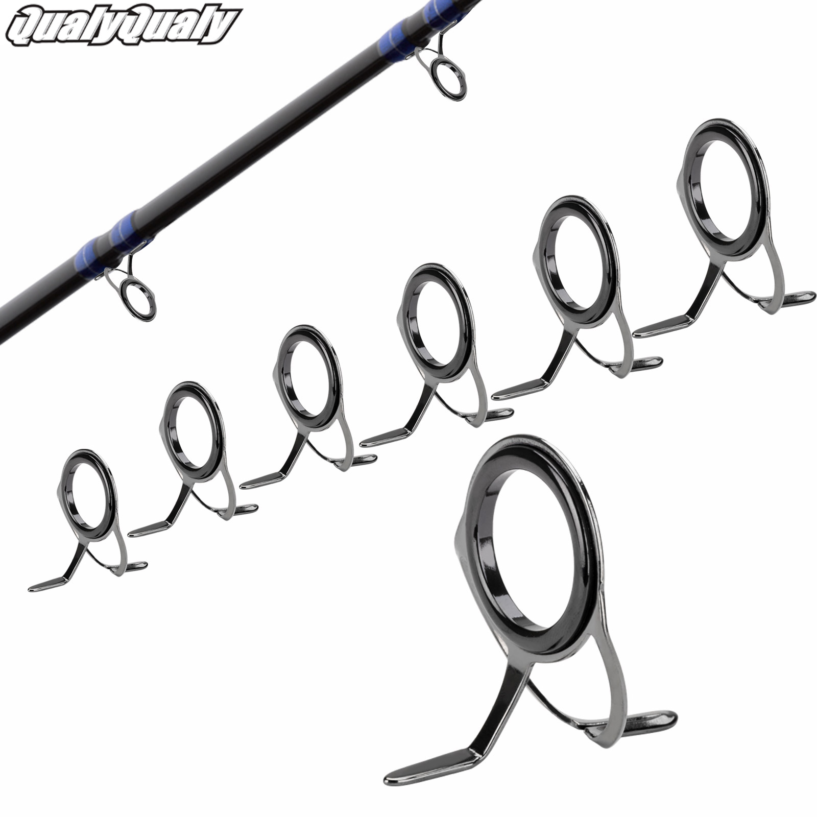 7pcs Fishing Rod Guides Repair - Fishing Rod Repair Kit 评论和价格