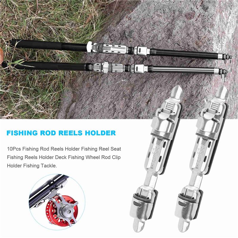 ABPF 10Pcs Fishing Rod Reels H - Fishing Rod Holder 评论和价格