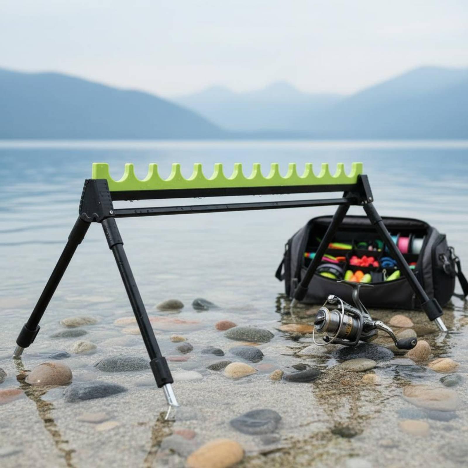 Multi Slot Fishing Rod Stand P - Fishing Rod Telescopic 评论和价格
