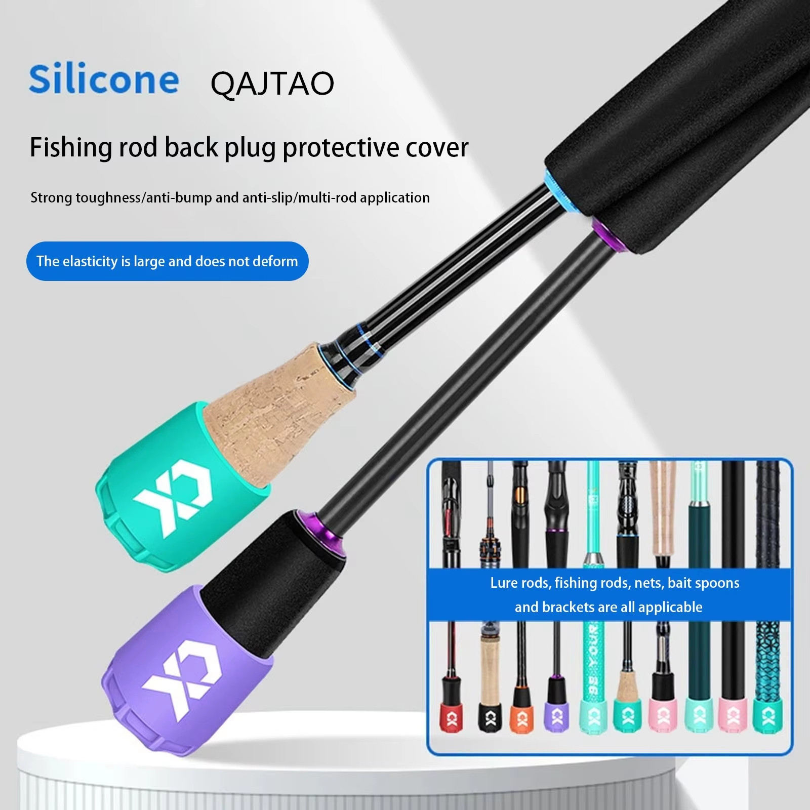 Silicone Fishing Rod End Cap P - Fishing Rod Case 评论和价格