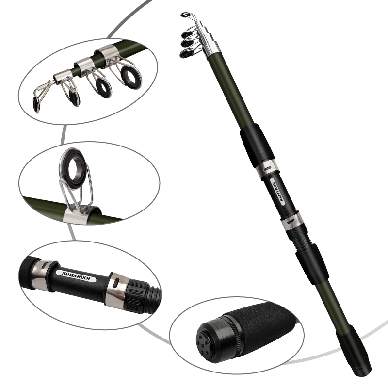 1.65m Super Lightweight Carbon - Fishing Rod Carbon Fiber 评论和价格