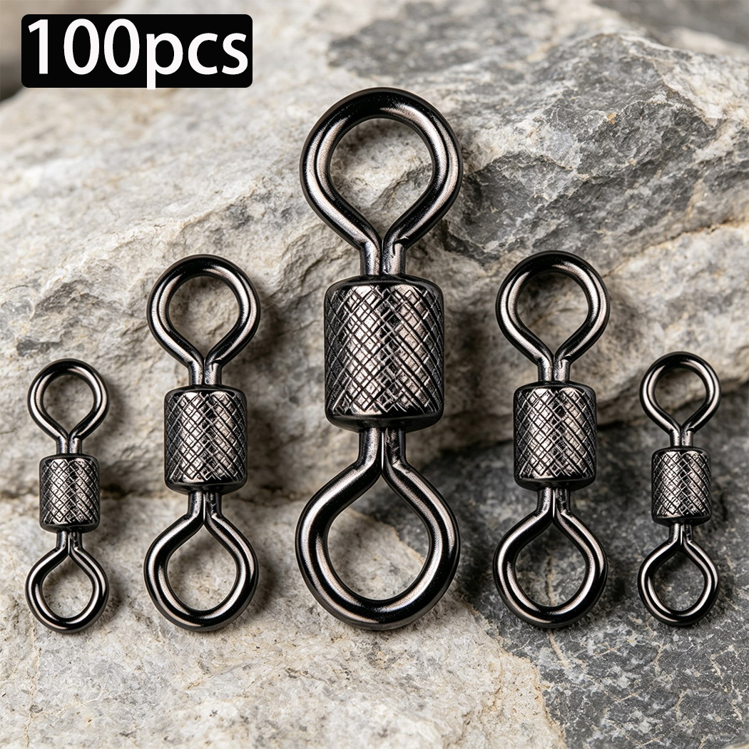100pcs/box Fishing Swivel 1#-1 - Fishing Rod Case 评论和价格