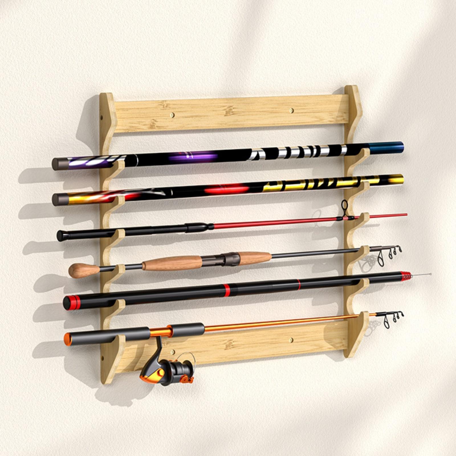 Bamboo Fishing Rod Holder Wall - Fishing Rod Rack 评论和价格