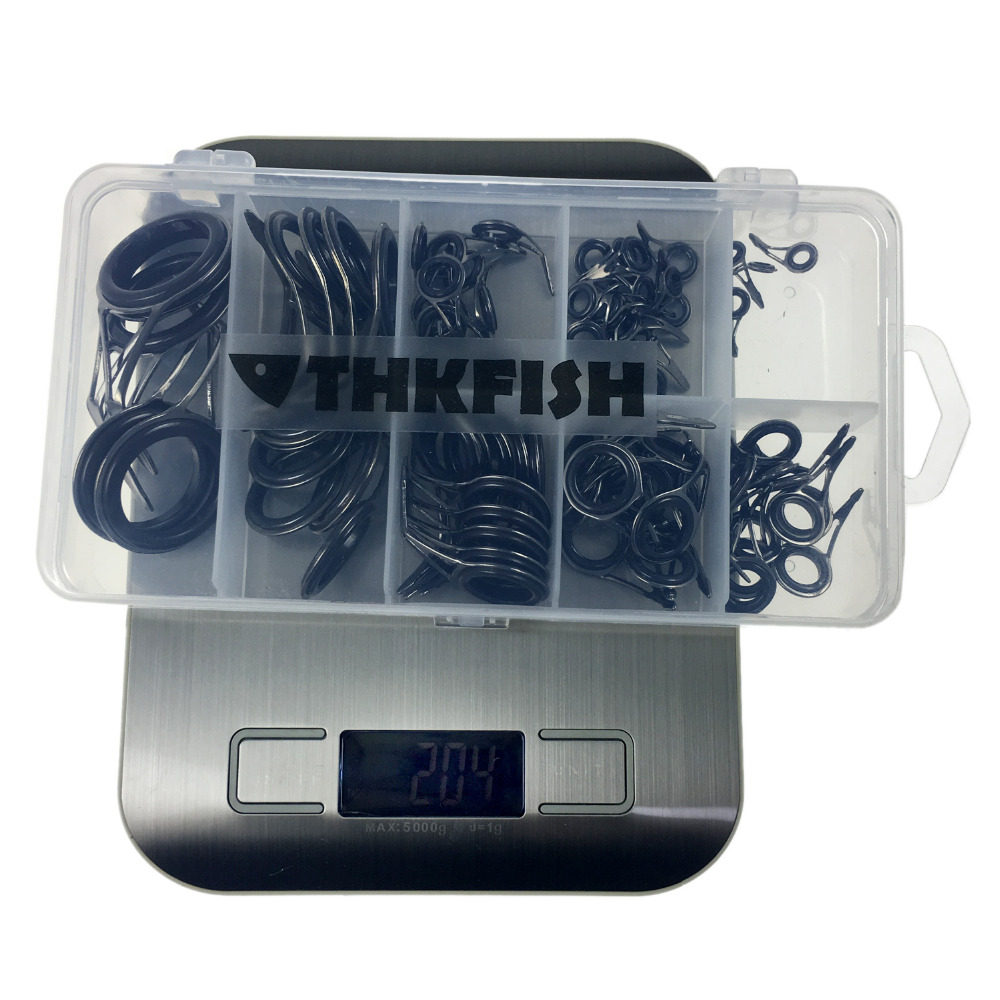 THKFISH 75pcs Fishing Rod Guid - Fishing Rod Guide Replacement 评论和价格
