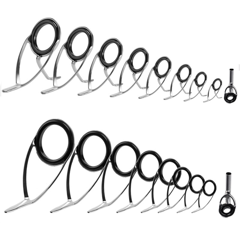 9Pcs Fishing Rod Guides Ring R - Fishing Rod Repair Kit 评论和价格