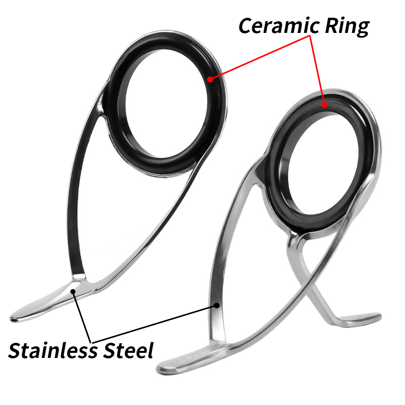 9Pcs Fishing Rod Guides Ring R - Fishing Rod Repair Kit 评论和价格